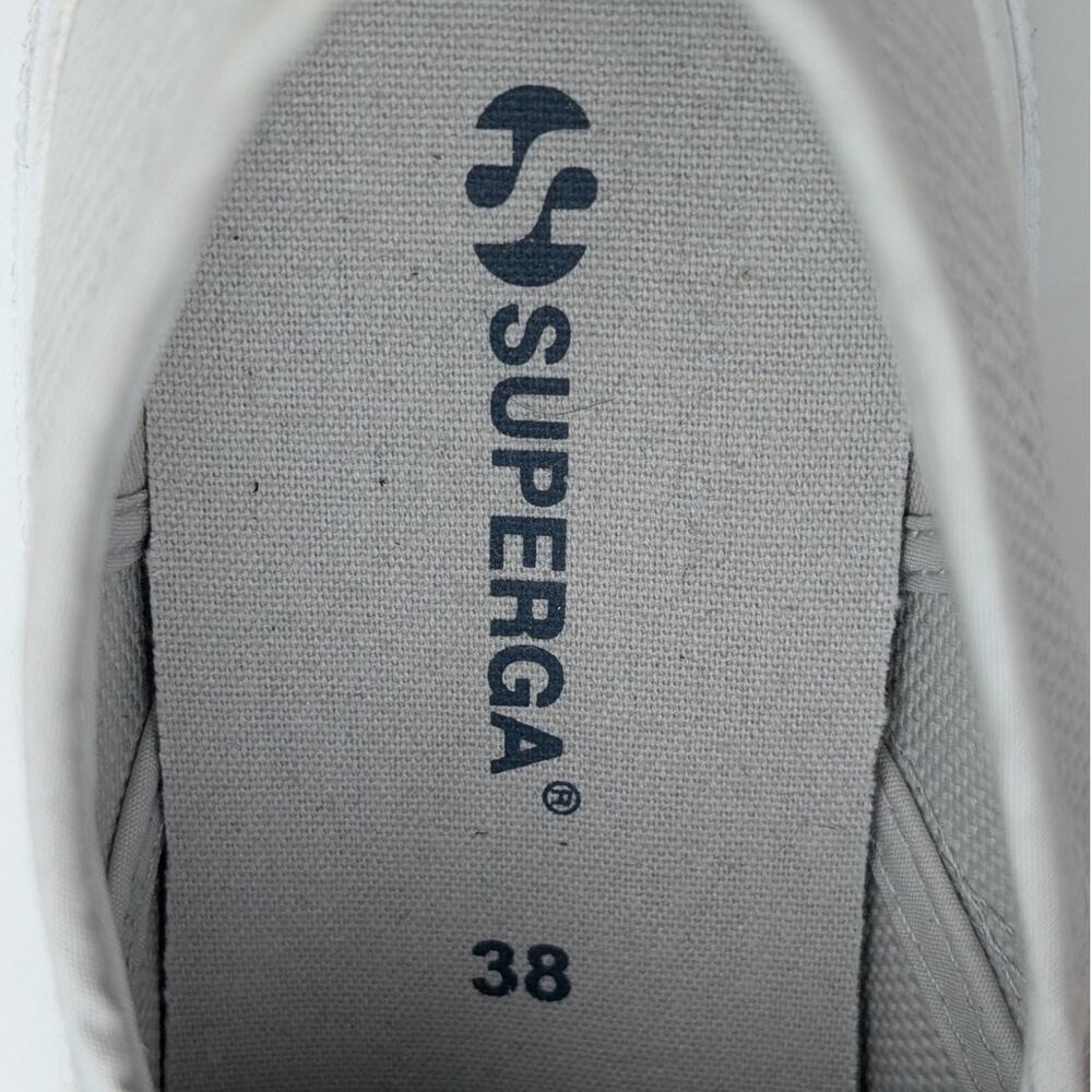 Superga Light Gray Canvas Sneakers - Picture 6 of 7